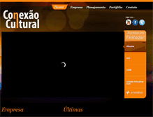 Tablet Screenshot of conexaocultural.com.br